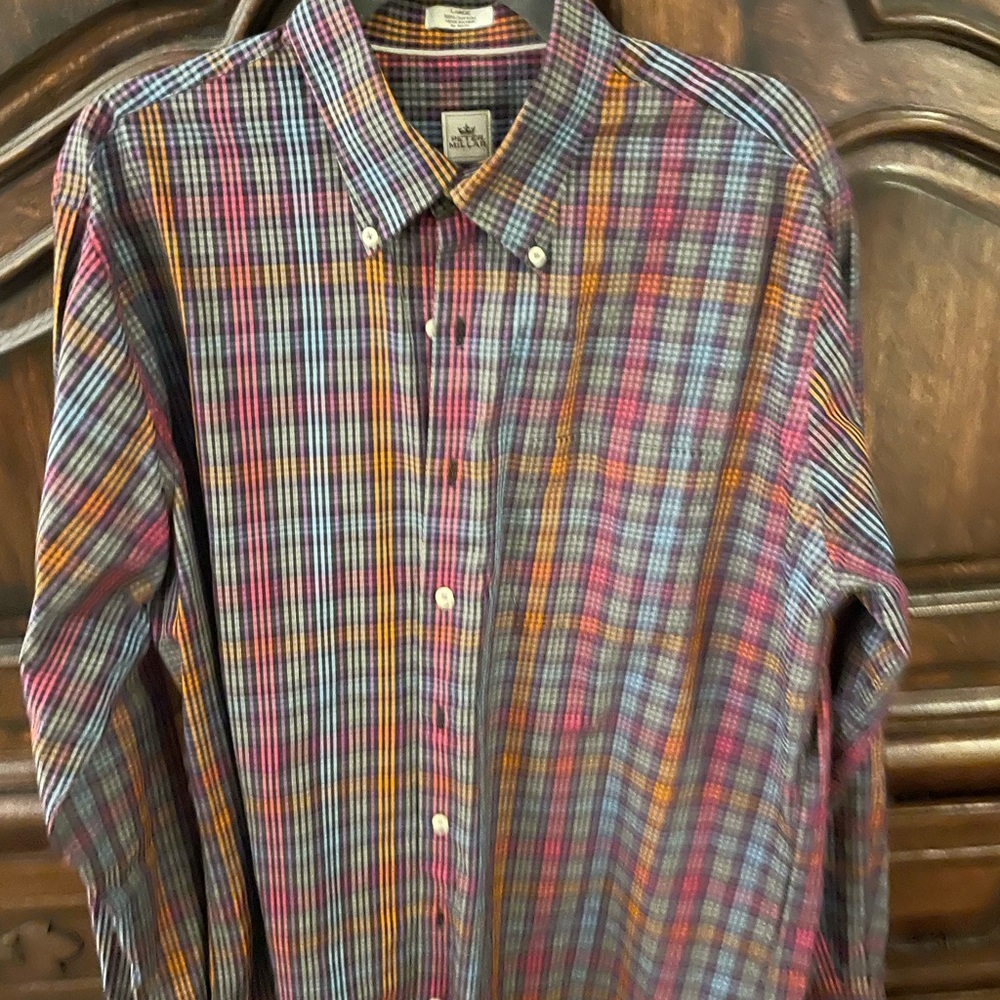 Peter Millar Multicolor Plaid Button-Down Shirt